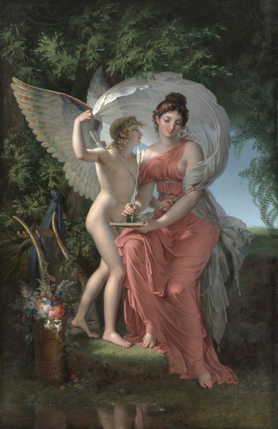 Erato, Lirik Şiirin İlham Perisi, 1800. by Charles Meynier