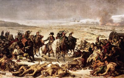 Napolyon, Eylau Savaş Alanında, 9 Şubat 1807 by Charles Meynier