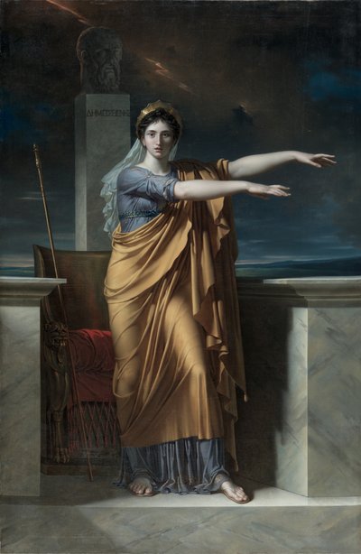 Polyhymnia, Belagat İlham Perisi; Erato, Lirik Şiirin İlham Perisi; Apollo, Işık Tanrısı, Belagat, Şiir ve Güzel Sanatlar, Urania, Astronomi İlham Perisi; Calliope, Epik Şiirin İlham Perisi; Clio, Tarihin İlham Perisi by Charles Meynier