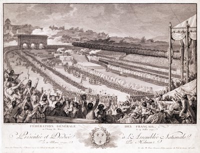 Federasyon Festivali, 14 Temmuz 1790, Champ de Mars