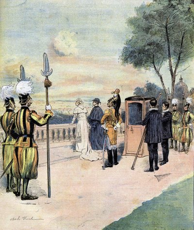 Bay CH Morel tarafından 1893 yılında Vatikan Bahçeleri