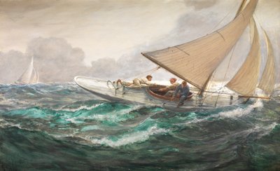 Ana Sayfada Bir Taşıma by Charles Napier Hemy
