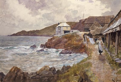 sahil sahnesi by Charles Napier Hemy