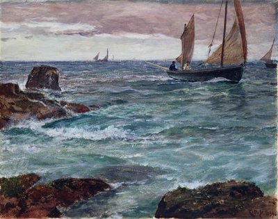 eve doğru bağlı by Charles Napier Hemy