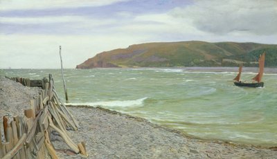 Porlock Körfezi, 1891 by Charles Napier Hemy