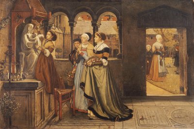 Fete de Notre Dame için, 1868 by Charles Napier Hemy