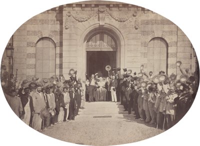Vincennes İmparatorluk İlticası: 15 Ağustos, İmparatora Selam, 1859. by Charles Nègre