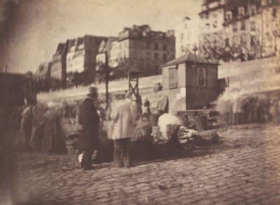 Hotel de Ville Limanındaki Pazar Manzarası, Paris Limanındaki Pazar Manzarası, Şubat 1852