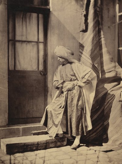 [Doğu Kostümlü Otoportre], 1855-60. by Charles Nègre