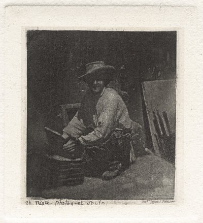 Plaka I – Çömelmiş Mason by Charles Nègre, André Jammes