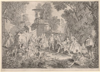 Kör Adamın Blöf Oyunu by Charles Nicolas Cochin