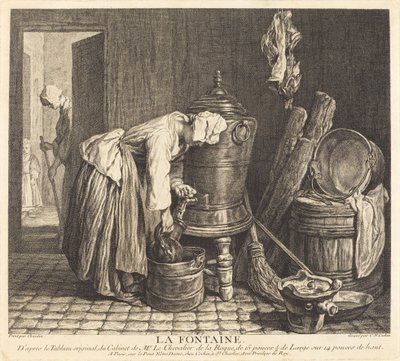 Çeşme by Charles Nicolas Cochin I after Jean Siméon Chardin