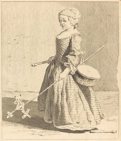 genç asker by Charles Nicolas Cochin I after Jean Siméon Chardin