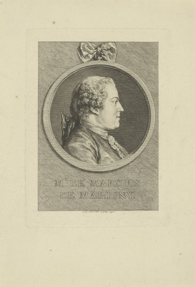 Abel-François Poisson de Vandières, marquis de Marigny 1727-1781, 1757. by Charles Nicolas Cochin the younger