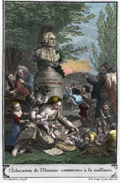 İnsan eğitimi doğumla başlar. Jean-Jacques Rousseau