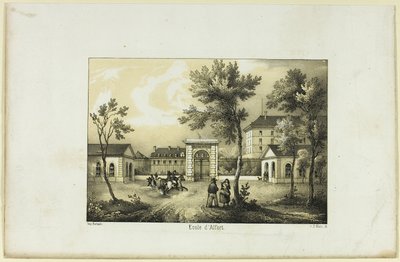 Alfort Okulu by Charles Nicolas Lemercier