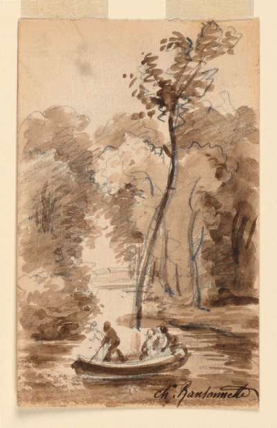 Ormanda Bir Dere by Charles Nicolas Ransonnette