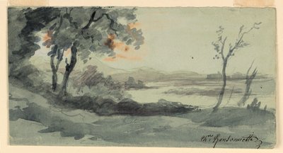 Seine kıyıları by Charles Nicolas Ransonnette