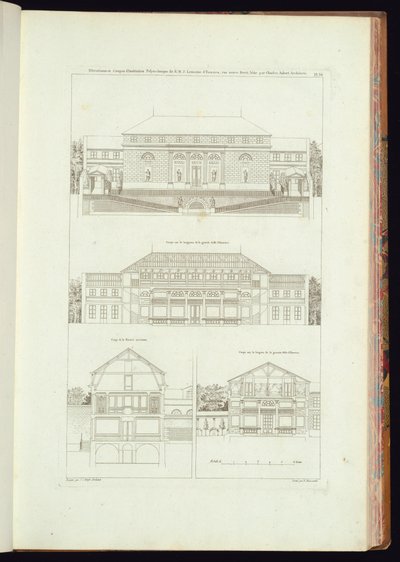 Ciltli Baskı (Fransa) by Charles Nicolas Ransonnette