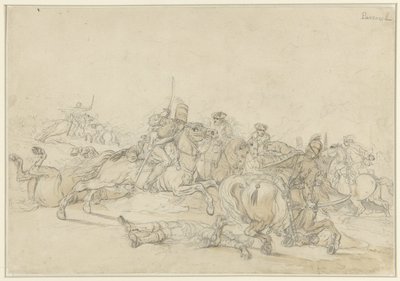 binicilik dövüşü by Charles Parrocel