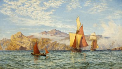 Ramsey Adası, Pembrokeshire açıklarında by Charles Parsons Knight