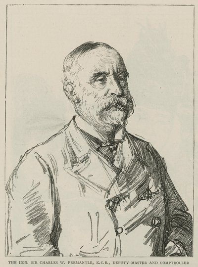Saygıdeğer Sir Charles W Freemantle, KCB, Kraliyet Darphanesi Başkan Yardımcısı ve Denetçisi by Charles Paul Renouard