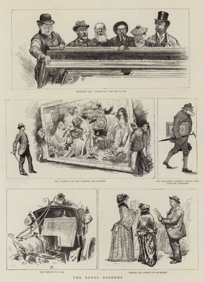 Kraliyet Akademisi by Charles Paul Renouard