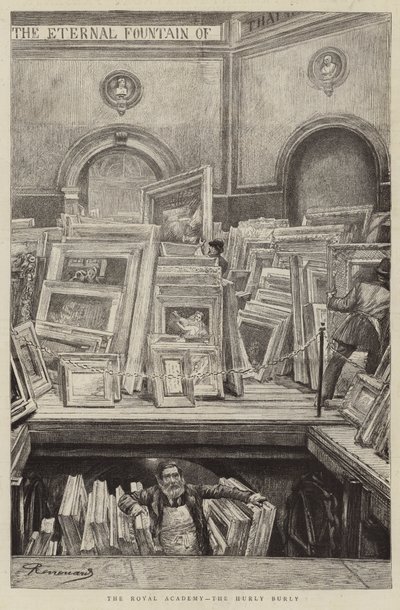 Kraliyet Akademisi, Hurly Burly by Charles Paul Renouard