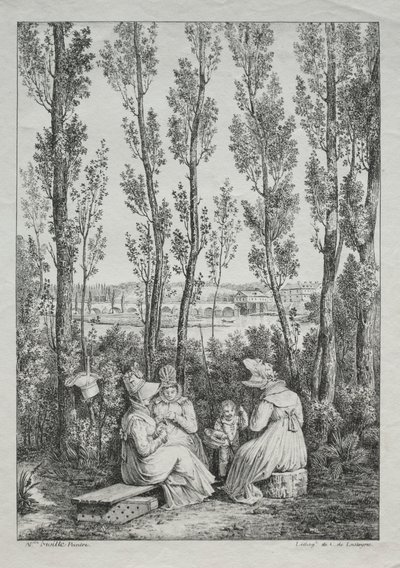 Piknik. by Charles Philibert Lasteyrie du Saillant