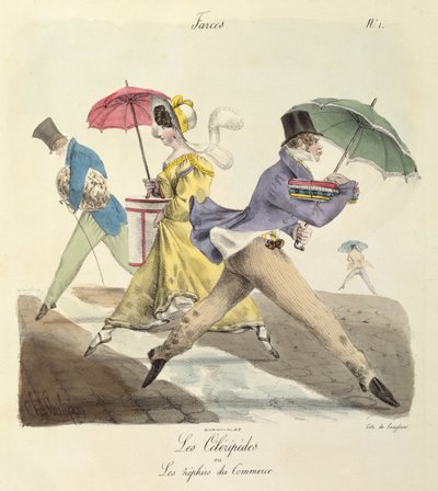Celeripedes veya Ticaretin Zephyrs by Charles Philipon