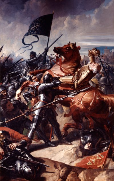 Castillon Savaşı, 1453 19. yüzyıl by Charles Philippe Auguste Lariviere