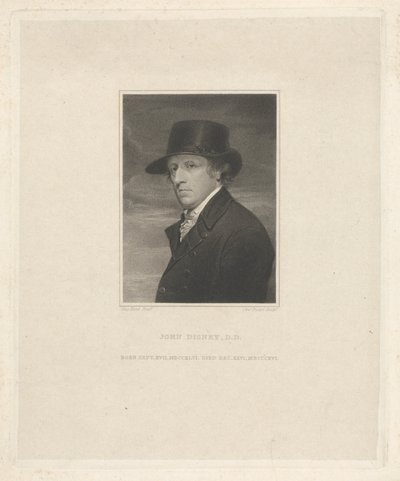 John Disney DD, 17 Eylül 1746'da doğdu, 26 Aralık 1816'da öldü by Charles Picart