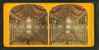 Dünyanın Barış Jübilesi veya Boston Coliseum, 1872 by Charles Pollock