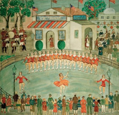 Dünya Fuarında Patenciler by Charles Prendergast