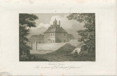 Lichfield - Edial Salonu: gravür, nd [c 1805] (baskı) by Charles Pye
