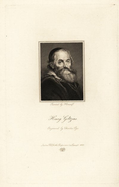 Almanya doğumlu Hollandalı matbaacı, ressam ve ressam Hendrick Goltzius