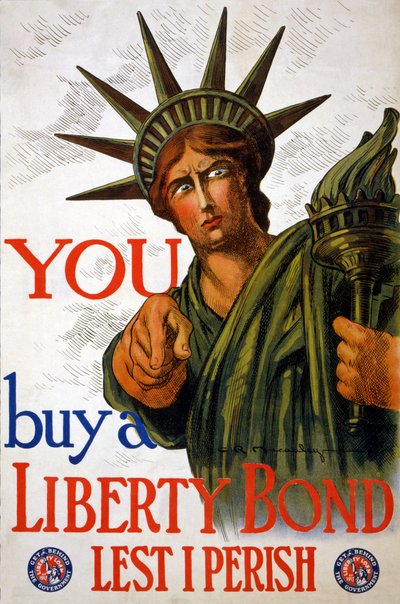 Bir Özgürlük Tahvili Satın Alıyorsunuz, 1917 by Charles Raymond Macauley
