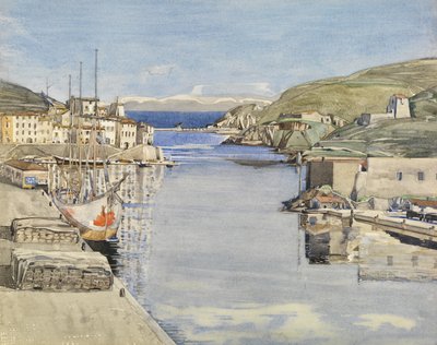 Güney Limanı (kağıt üzeri sulu boya) by Charles Rennie Mackintosh