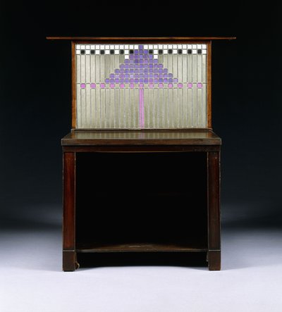 Walter W. Blackie Esq., Hill House, Edinburgh için tasarlanmış bir yazı dolabı by Charles Rennie Mackintosh