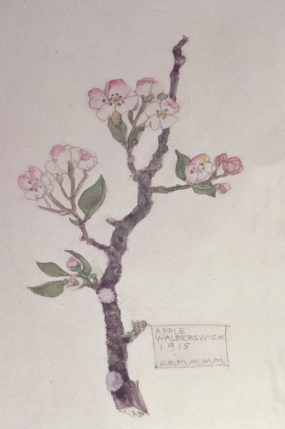 Elma, Walberswick, 1915 (kalem ve wc) by Charles Rennie Mackintosh