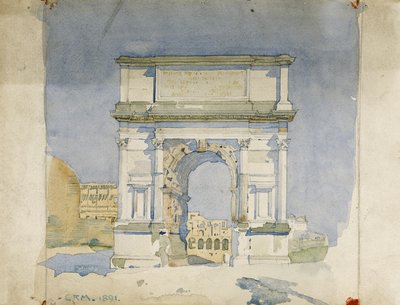 Titus Kemeri, Roma, 1891 by Charles Rennie Mackintosh