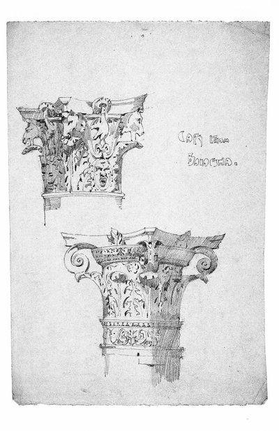 Bologna Başkentleri, 1891 by Charles Rennie Mackintosh