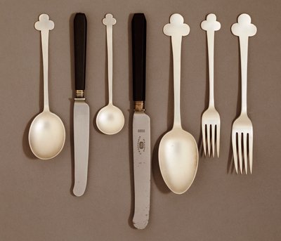 Elektroliz masa servisi, E. Bingham & Co. için, c.1906 by Charles Rennie Mackintosh