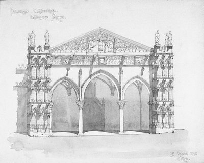 Palermo Katedrali Giriş Sundurması by Charles Rennie Mackintosh