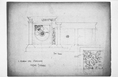 S. Maria dei Miracoli Altar Perdesi, 1891 by Charles Rennie Mackintosh
