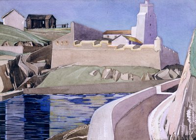 Deniz Feneri, 1927 (kağıt üzerinde kurşun kalem üzerinde wc) by Charles Rennie Mackintosh