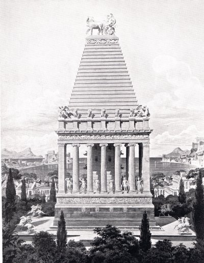 Orijinal Mozole, 'Hutchinson's History of the Nations'dan bir örnek by Charles Robert Cockerell