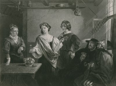 Florizel ve Perdita, Kış Masalı by Charles Robert Leslie