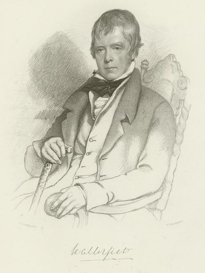 Sör Walter Scott by Charles Robert Leslie