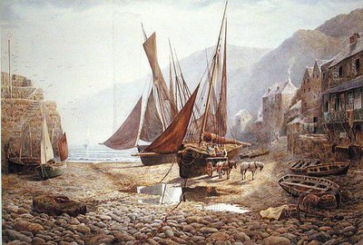 Harbour Pool, Clovelly by Charles Robertson